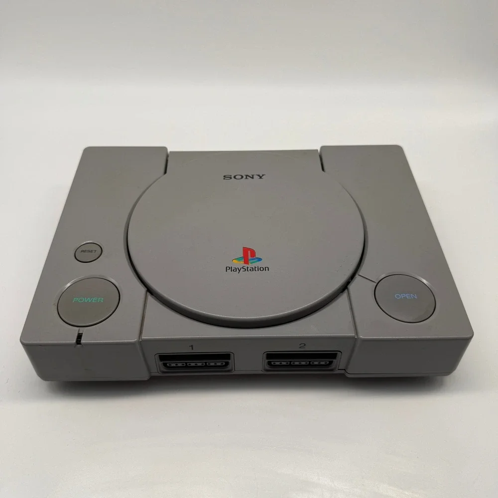 Sony PlayStation 1 Console SCPH-9001 Gray Bundle Controller Cables - TESTED